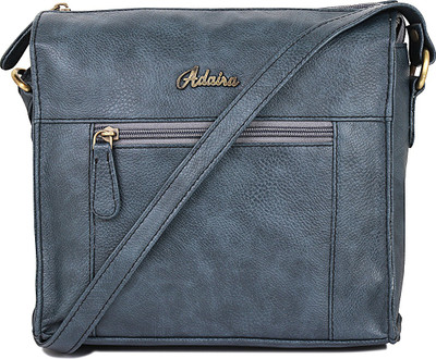 

ADAIRA Girls Casual Blue PU Sling Bag