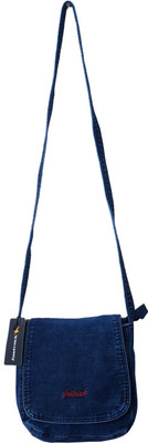 

Fastrack Girls Casual Blue Denim Sling Bag