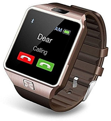 

ALONZO Bluetooth Smartwatch Smartwatch(Brown Strap Free Size)
