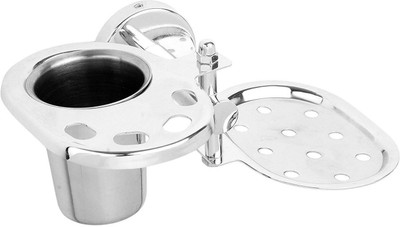

3G DECOR 100% Stainless Steel Soap Dish/Soap Stand Case/Soap Holder Dish For Bathroom silver(Silver)