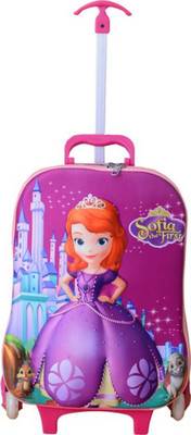 

GOCART High Quality 3D Purple Doll Children's Travel Trolley Bag Cabin Luggage -  inch(Purple