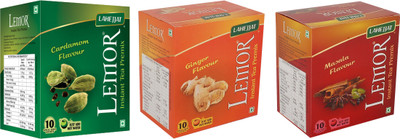 

Lemor Premix Cardamom Tea (Pack of 3 x 10) Instant Tea Bags Box(30 Bags)