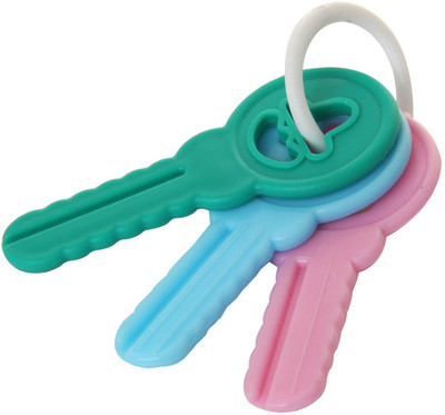 

Naughty Kidz PREMIUM WATER FILLED TOY TEETHER CHERRY SHAPE WITH RING KEY TEETHER Teether(Red)