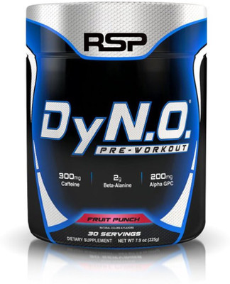 

RSP Nutrition Dyno Preworkout Fruit Punch(225 g)