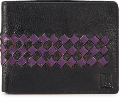 

Toffil Men Black, Blue Genuine Leather Wallet(8 Card Slots)
