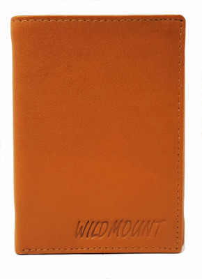 

Wildmount Men Tan Genuine Leather Wallet(4 Card Slots)