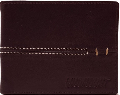 

Wildmount Men Brown Genuine Leather Wallet(8 Card Slots)
