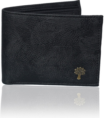 Hornwood Boys Black Artificial Leather Wallet(5 Card Slots)