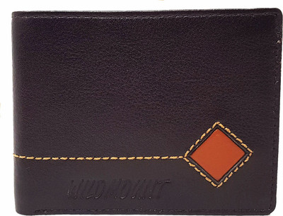 

Wildmount Men Brown Genuine Leather Wallet(8 Card Slots)