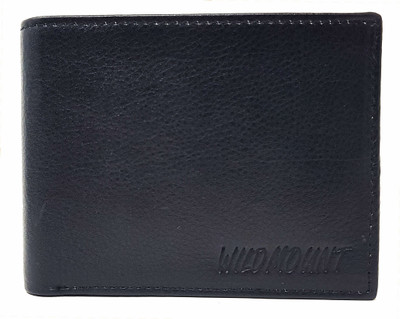 

Wildmount Men Black Genuine Leather Wallet(9 Card Slots)