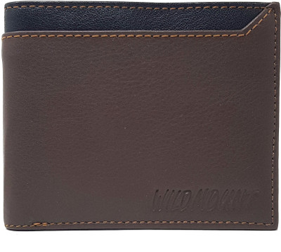 

Wildmount Men Brown, Black Genuine Leather Wallet(8 Card Slots), Black;brown