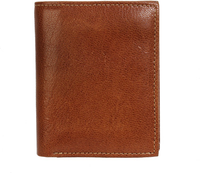 

AzraJamil Men Brown Genuine Leather Wallet(9 Card Slots), Mid brown