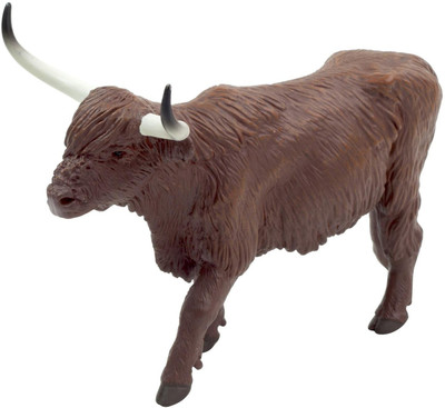 

Sirius Toys Mojo Fun 387199 Highland Cow - Realistic Farm / Ranch / Barnyard Animal Toy Replica - NEW for 2014!(Brown)