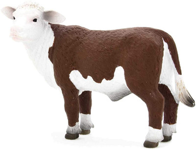 

Sirius Toys Hereford Calf Lookin Up By Mojo(Brown)