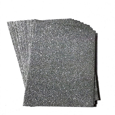 

GVAAS A3 Glitter eva foam sheets (TEN) SILVER