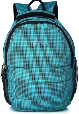 Remyra 25 L Green Check Laptop Backpack Waterproof Backpack(Light Green, 25 L)
