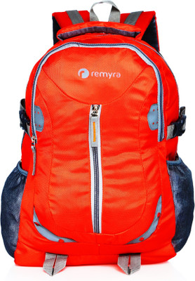 

Remyra Business Laptop Backpack Water-resistant Rucksack for Work College Travel Orange Waterproof Backpack(Orange, 29 L)