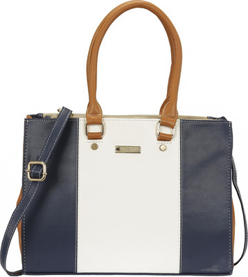 

Bagclan Blue stylsih high quality handbag for women with long belt Shoulder Bag(Blue, 10 L)