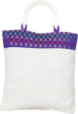 

Empower Trust Hand bag with plastic handle Multipurpose Bag(White, Purple, 0 L)