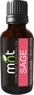 

MNT Sage Essential Oil (30ML) 100% Pure Natural & Therapeutic Grade For Aromatherapy, Skin, Acne & Hair Growth(30 ml)