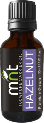 

MNT Hazelnut Cold Pressed Carrier Oil (30ML) 100% Pure Natural & for Aromatherapy, Skin, Body And Face(30 ml)