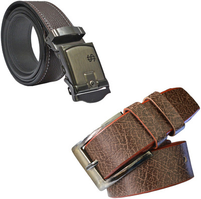 

LOOPA Men Formal Brown Synthetic Belt