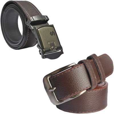 

LOOPA Men Formal Brown Synthetic Belt