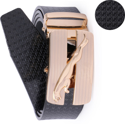 

Edifier Men Casual, Evening, Formal, Party Black Genuine Leather Belt, Black_02