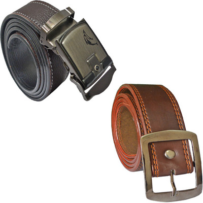 

LOOPA Men Formal Brown Synthetic Belt