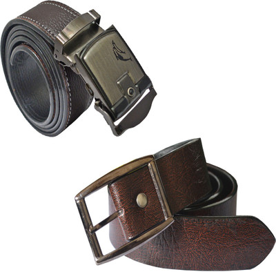 

LOOPA Men Formal Brown Synthetic Belt