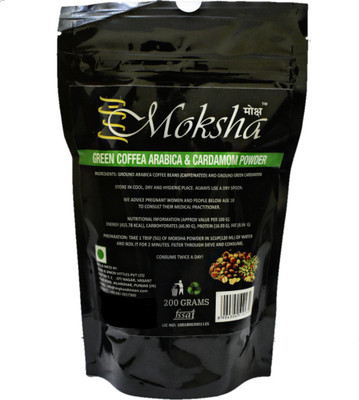 

Moksha Green Coffea Arabica blended with Green Cardamom - Fine Powder Filter Coffee(200 g, Green Coffee Flavoured)