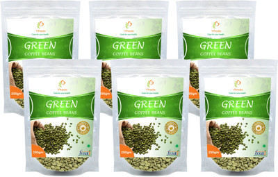 

vihado Premium Green Coffee Beans / 100% Pure & Natural / 6 Pack of 250g For Men & Women Instant Coffee 1500 g(Pack of 6, Green Coffee Flavoured)