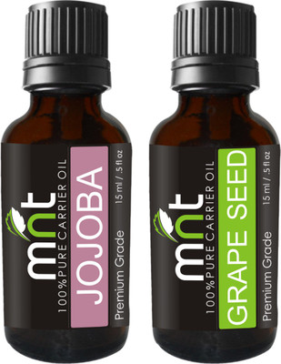 

MNT Combo Jojoba Oil and Grapeseed Essential Oil (Each 15ML)(Set of 2)