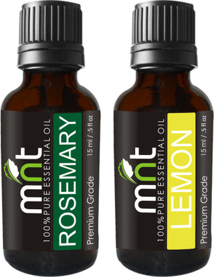 

MNT Combo Rosemary Oil and lemon Essential Oil (Each 15ML)(Set of 2)