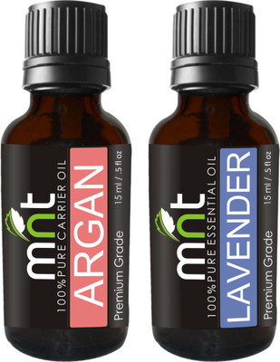 

MNT Combo of Argan Oil and Lavender Oil For Hair Growth, Skin care (Each 15ML)(Set of 2)