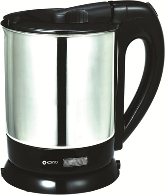 

Koryo By Big Bazaar KEK 1315 SS 1.5 L Black & Silver Electric Kettle(1.5 L, Black)