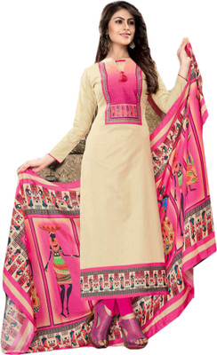 BKRKJ Cotton Silk Printed Salwar Suit Material