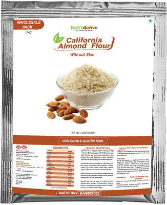 

NutroActive California Almond Flour Without Skin 3kg(3000 g)