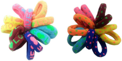 

Dhanlaxmi Highly Elastic & Metal Free Rubber Band (Combo of 2) Rubber Band(Multicolor)