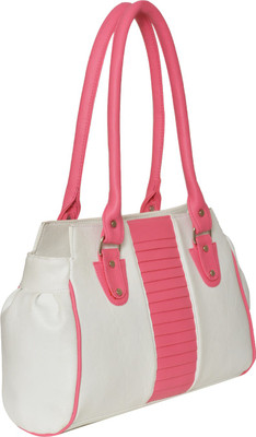 

FD Fashion Women Shoulder Bag(White, Pink), Pink;white