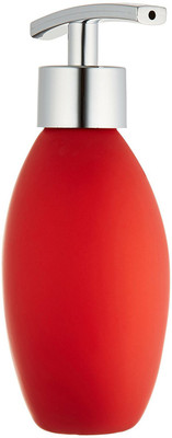 

Home Collective - Wenko Hole Soft Touch Ceramic - Red 330 ml Lotion Dispenser(Red)
