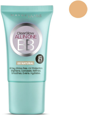 

Maybelline Clear Glow All In One BB Cream (03 Natural)(18 ml)