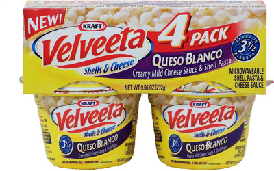 

Kraft Velveeta Shells & Cheese Pasta, Queso Blanco - 272g (9.56oz) Shell Pasta(272 g)