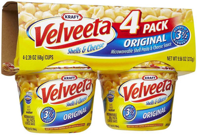 

Kraft Velveeta Shells and Cheese, Original - 272g (9.56oz) Shell Pasta(272 g)