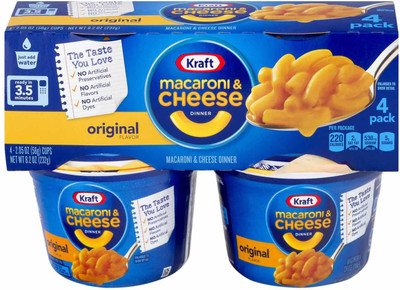 

Kraft Macaroni & Cheese Dinner Cups, Star Wars - 220g (7.76oz) Macaroni Pasta(220 g)