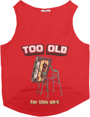

Ruse Tank for Dog(Poppy Red