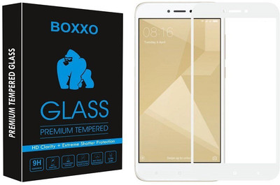 Boxxo Edge To Edge Tempered Glass for Mi Redmi 4(Pack of 1)