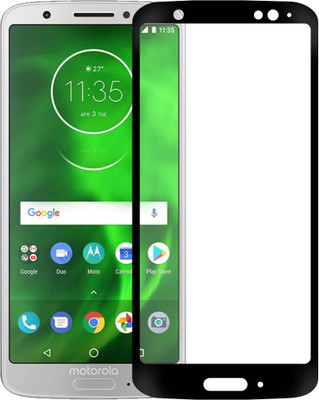 Case Creation Edge To Edge Tempered Glass for Motorola Moto G6 Play(Pack of 1)
