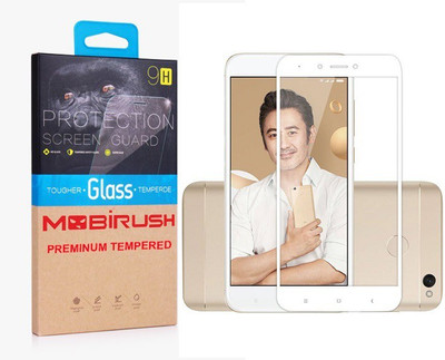 MOBIRUSH Edge To Edge Tempered Glass for Mi Redmi 4, Mi Redmi 4X(Pack of 1)