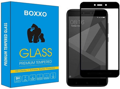 Boxxo Edge To Edge Tempered Glass for Mi Redmi 4(Pack of 1)